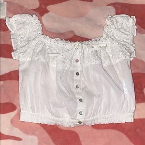 Forever 21 off the shoulder crop top !